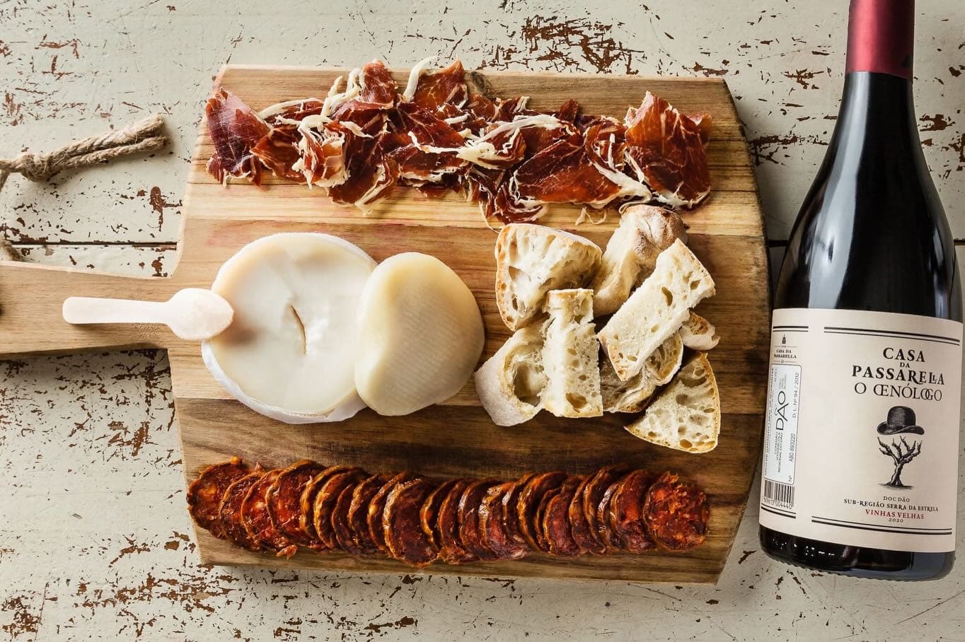 Tábua de Queijos, Enchidos & Vinho